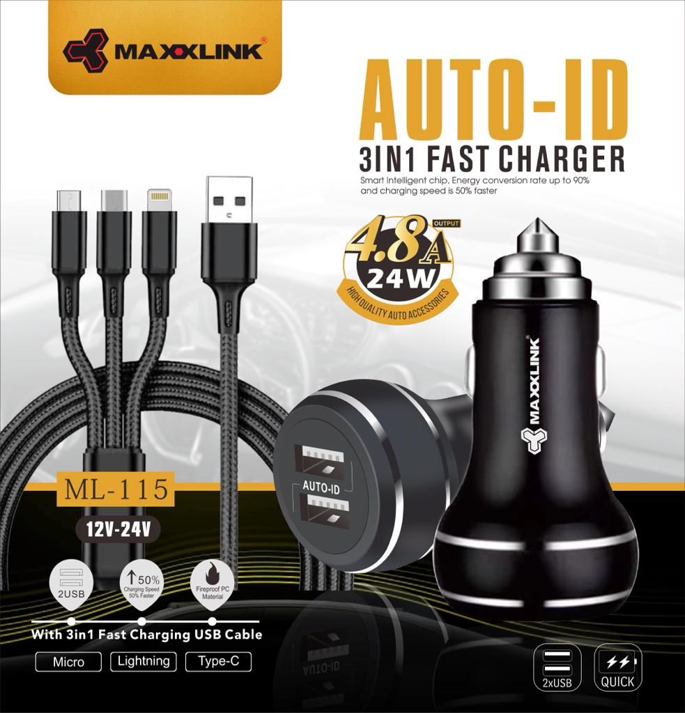 Maxxlink ML 115 Car Mobile Charger