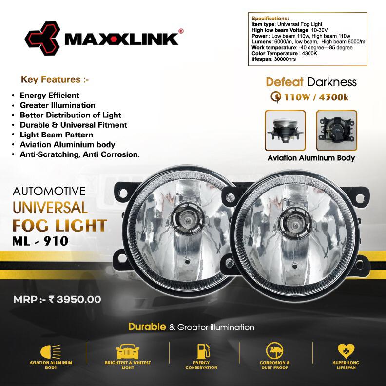 Maxxlink ML 910 Universal Fog Lights