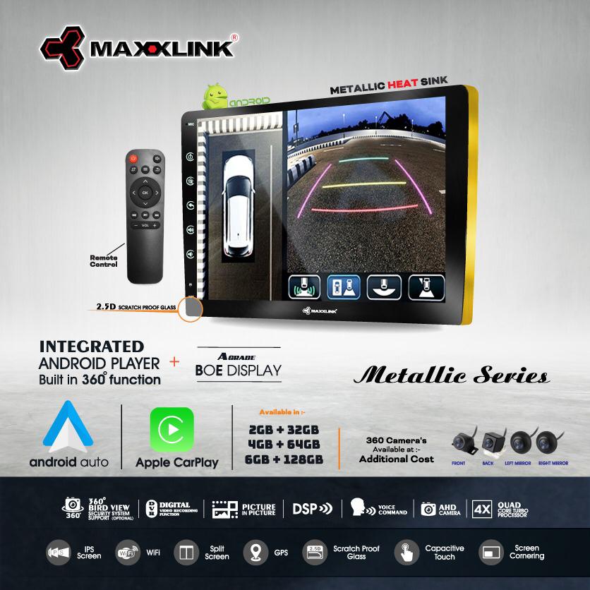 Maxxlink Metallic Series Android System - With 360* Camera Support